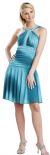 Main image of Halter Neck Shimmering Ombre Party Dress